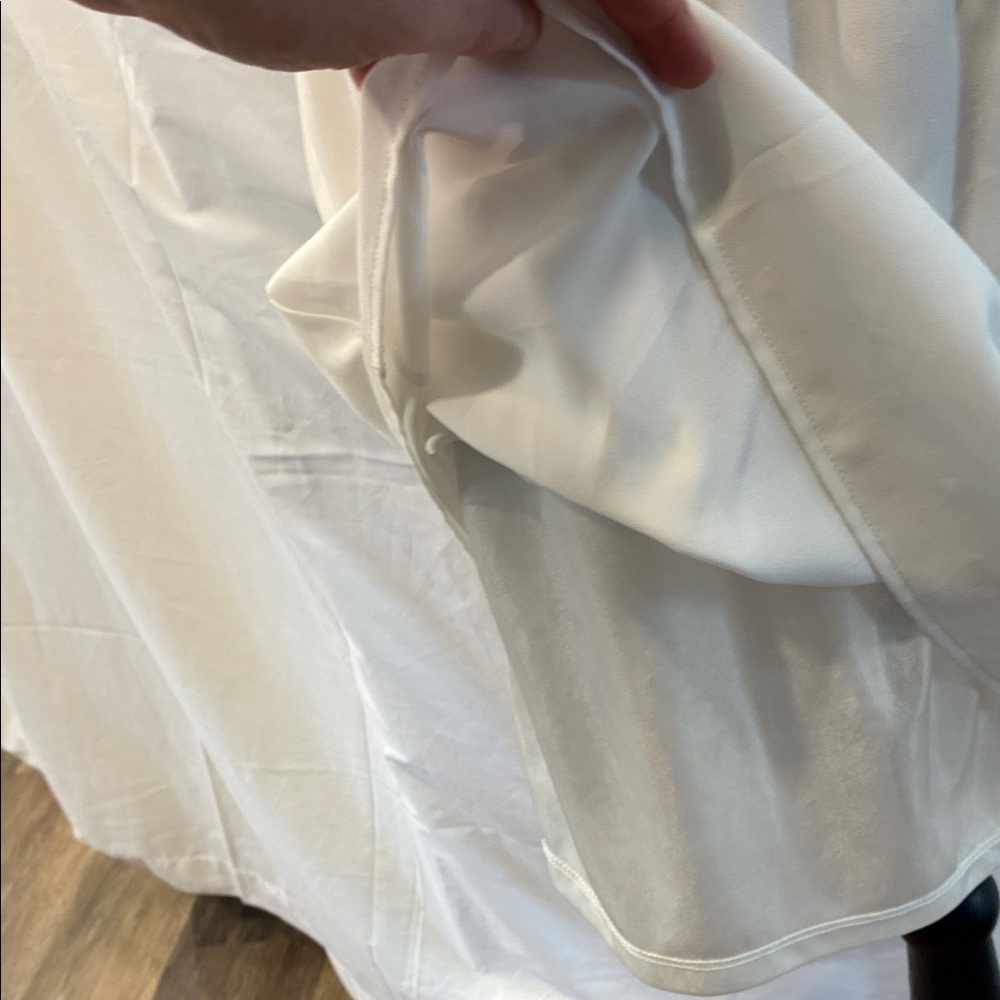 Bcbgeneration White Spaghetti Strap Ruffle Dress - image 4